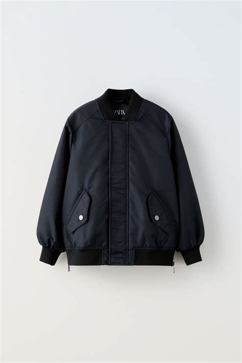 oversized bomber jacket zara